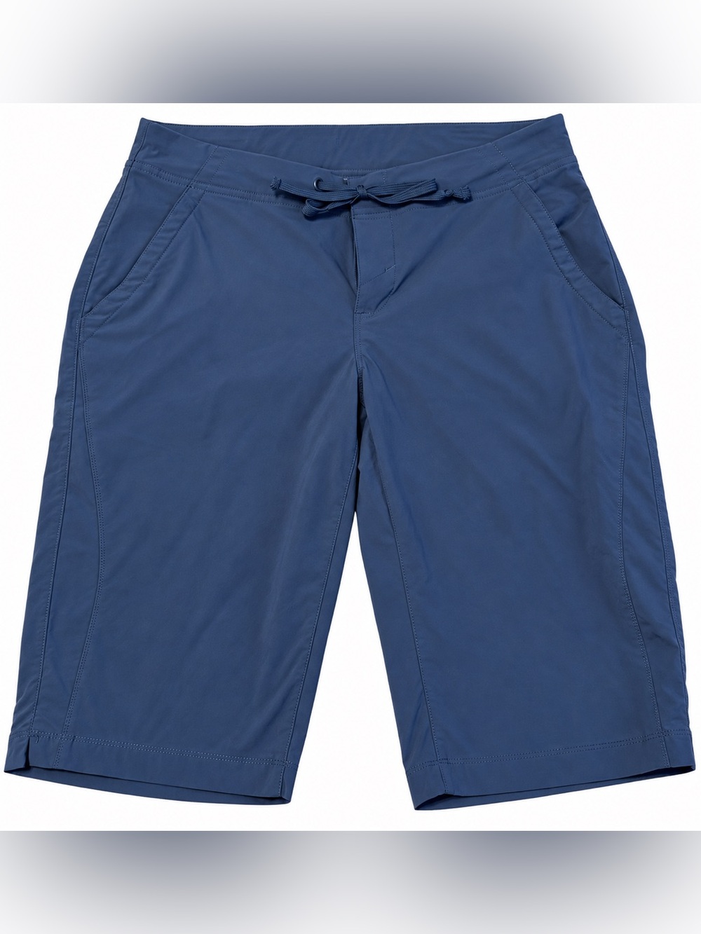 Columbia Women’s Anytime Outdoor Long Shorts Size 8 Navy Blue 13” Hiking Bermuda